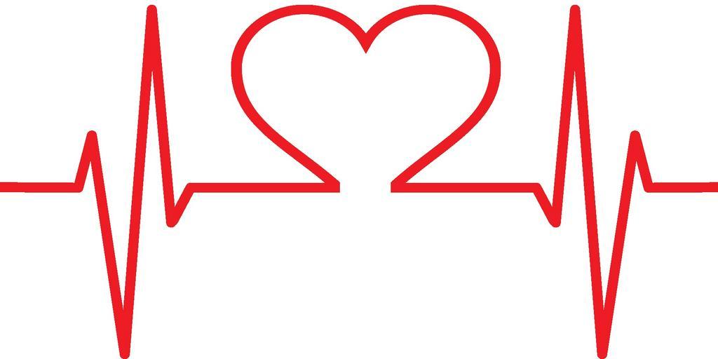red heart beat graph