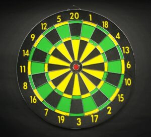 dart target, round