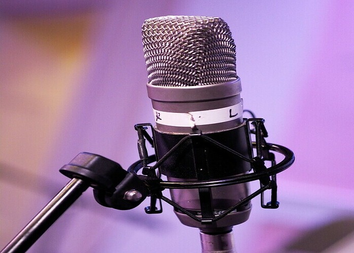 Podcasting microphone 